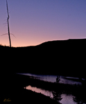 Sunset at McMillan Lake